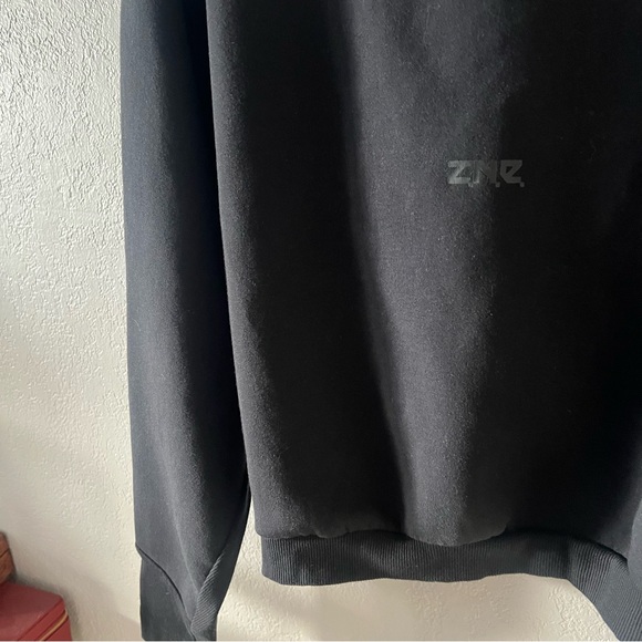 Adidas Black Z.N.E. Quarter Zip Sweatshirt - Picture 10 of 13